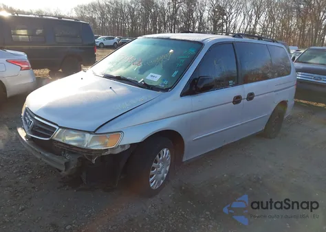 2002 Honda Odyssey Lx from USA, damaged, VIN 2HKRL18532H502768